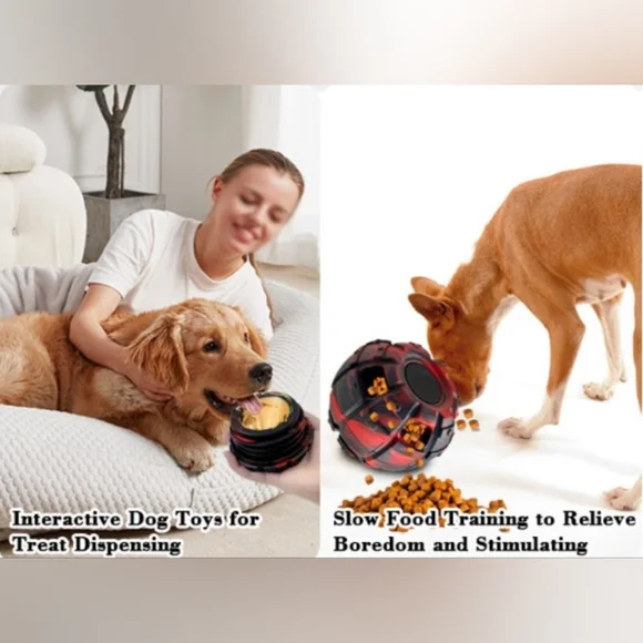 Yipetor Dog Toy, Frozen Treats to Keep Dogs Busy, Interactive Large, RED - Picture 2 of 13